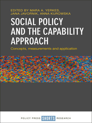 cover image of Social Policy and the Capability Approach